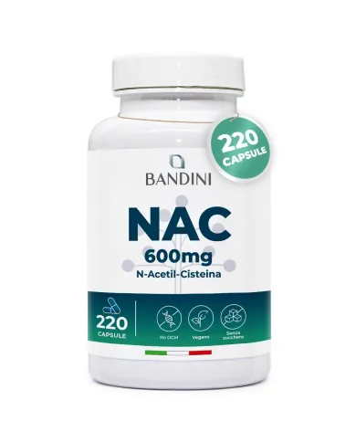 NAC N-Acetil-Cisteina 600mg - 220 Capsule